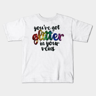 Cher Mamma Mia Glitter Pride Kids T-Shirt